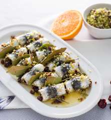 Rollos de sardina al horno