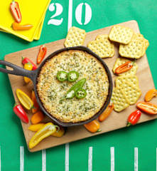 Dip af jalapeños og ost