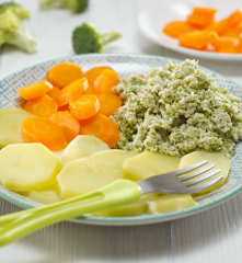 Králík na mrkvičce s brokolicí