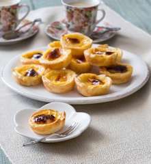 Portuguese-style custard tarts