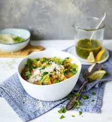 Ribollita mit Petersilien-Zitronen-Öl