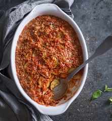Courgette and Potato Parmigiana