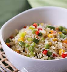 Arroz primavera integral