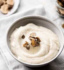 Puré de coliflor trufado