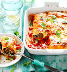 Mushroom and ricotta cannelloni (Diabetes)