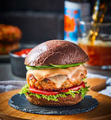 Hamburguesa de camarón