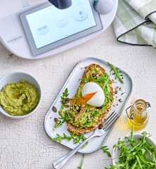 Avocado toast et œuf mollet