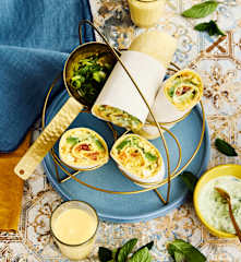 Indische Wraps