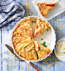 Zitronen-Apfel-Tarte