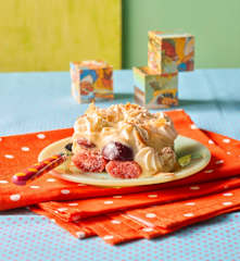 Zwetschgen-Pudding-Schichtdessert