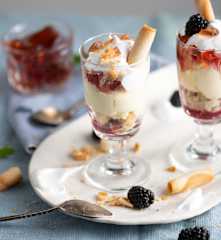 Grape and Cava Trifle