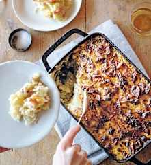 Gratin au lard