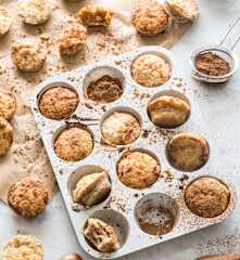 Muffins de manzana y zanahoria