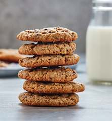 Biscuits aux pépites de chocolat sans gluten à l'avoine