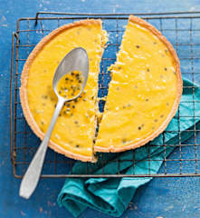 Tarte aux fruits de la Passion et au citron