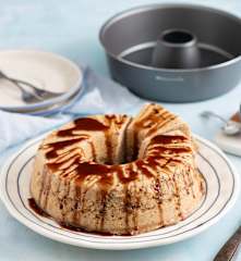 Ciasto bananowe z Varomy z polewą toffi