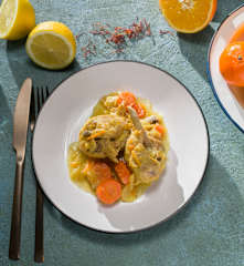 Jamoncitos de pollo con cítricos