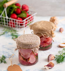 Pickled radishes (Thermomix®️ Cutter)