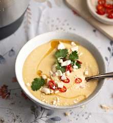 Soupe froide mangue-coco