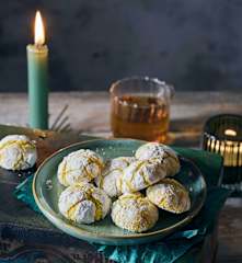 Lemon Crinkle Cookies