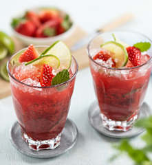 Cool Strawberry Caipiroska