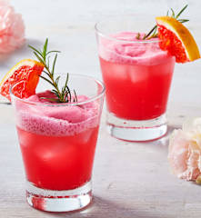 Blood Orange and Rosemary Gin Fizz