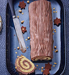 Bûche de Noël (Baumstamm)