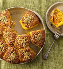 Kürbisbuchteln mit Kimchi