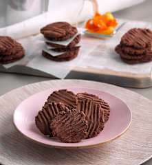 Galletas de chocolate con azúcar de coco