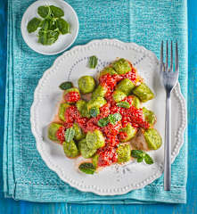 Gnocchetti verdi al profumo di menta