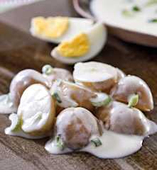 Salada de batata com iogurte