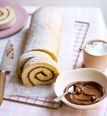 Roulé à la pâte à tartiner