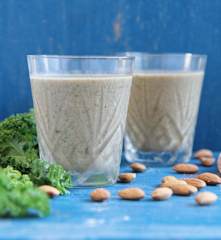 Smoothie de kale y cacao
