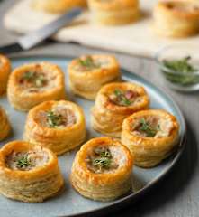 Chicken and Ham Vols Au Vents