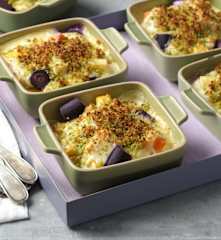 Wintergemüse-Gratin mit Kräuterkruste