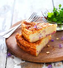 Quiche lorraine façon gâteau magique