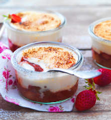Gratin fraise-rhubarbe