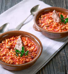 Fagioli di soia alla mediterranea (vegan)