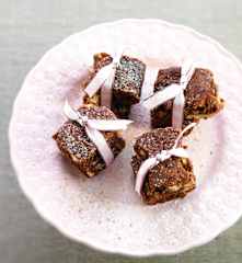 Brownies com chocolate branco