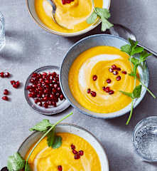 Orientalische Möhren-Kokos-Suppe