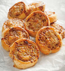 Molinetes de hojaldre y ternera