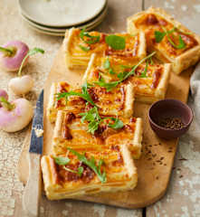 Tarte au navet et au cantal