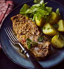 Hackfleisch-Bratwurst-Pastete