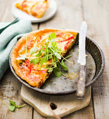 Quiche aux poivrons et chorizo