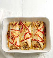 Burrito de peru no forno