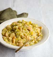 Creamy White Beans and Leeks