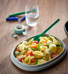 Salade de pâtes aux légumes