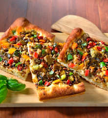 Pizza di patate alle verdure