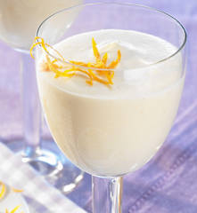 Quarkcreme mit Orange