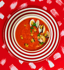 Manhattan Clam Chowder (Zuppa di vongole)